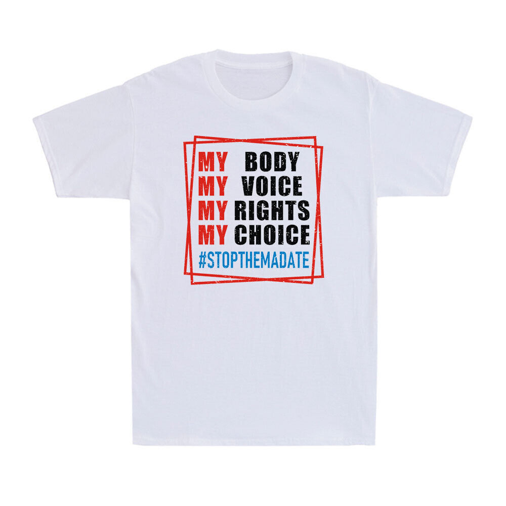 My Body My Voice My Rights My Choice Feminist Pro Choice เสื้อยืด Activist
