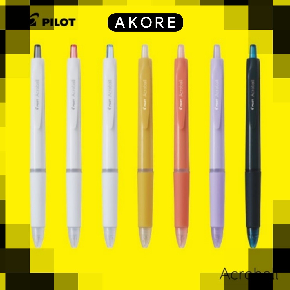 Pilot New acroball pen (0.5mm / 0.7mm) made in japan ink) 0.5 1pcs ปากกา acroball นักบิน 0.5mm 0.7mm made in japan