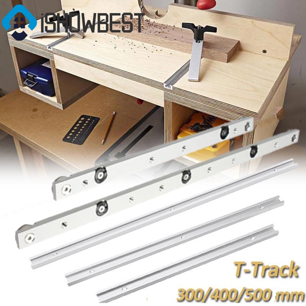 อลูมิเนียมอัลลอยด์ T-tracks Slot Miter Track และ Miter Bar Slider Table Saw Miter