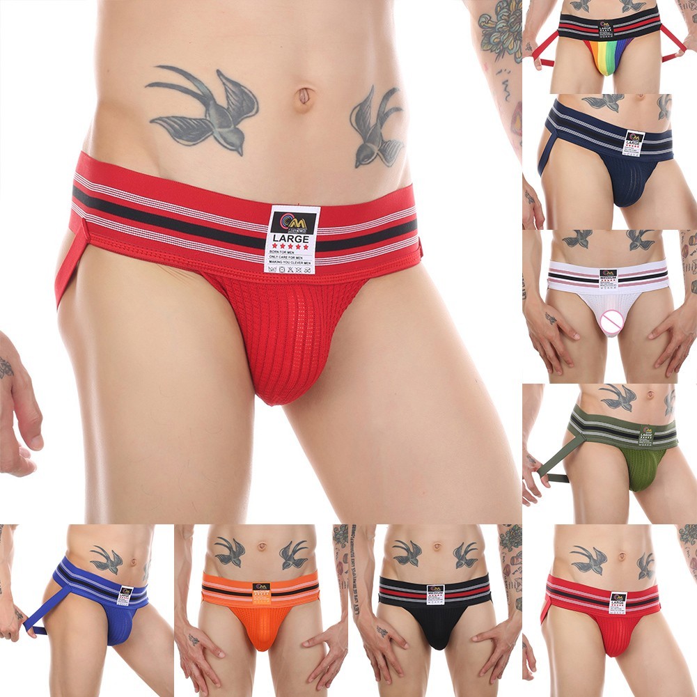 ⭐ ขายดี ⭐ เข็มขัดกว้างชุดชั้นในกางเกงบางซีทรูสำหรับบุรุษ