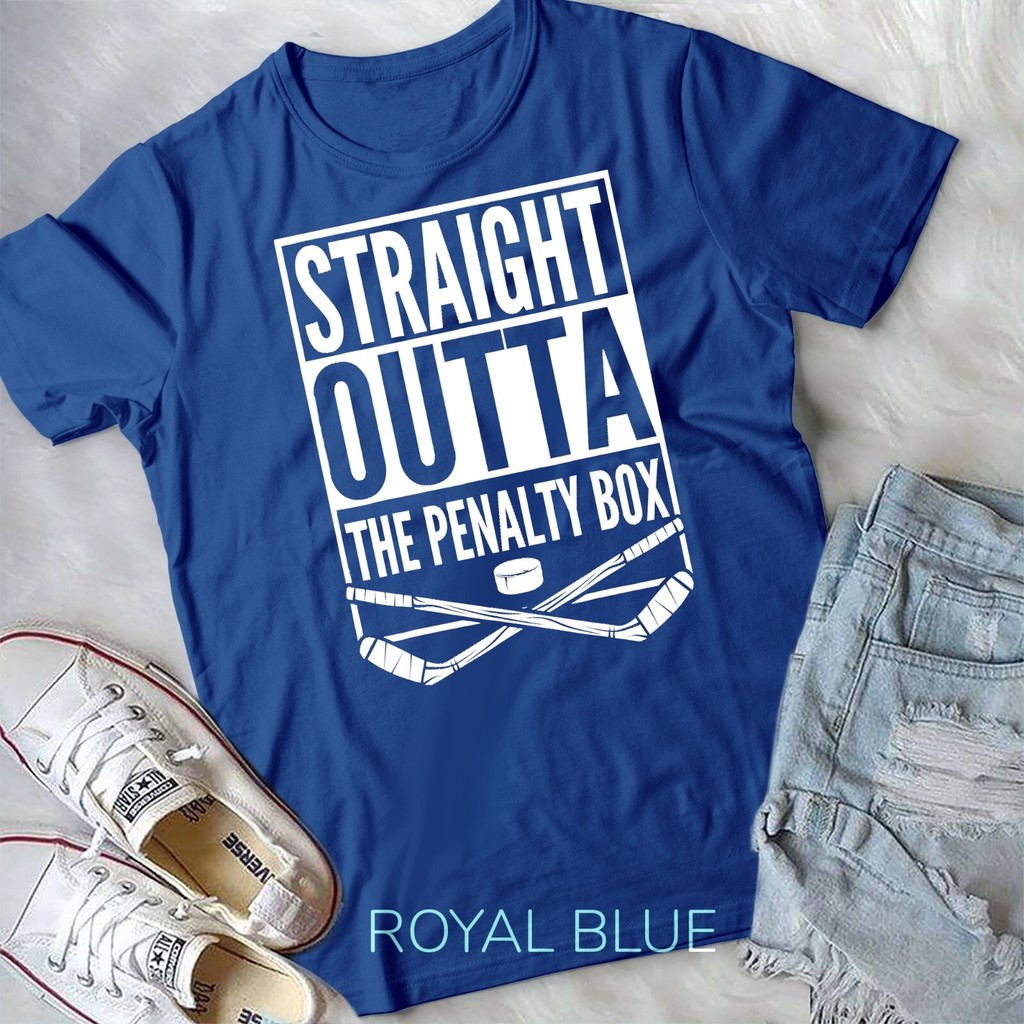 ตรง Outta The Thanw Box Hockey Player Gift Hockey T-Shirt