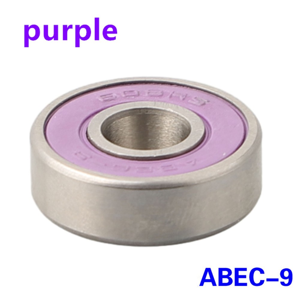 [MB] ABEC-7/ABEC-9 608 สเก็ตบอร์ด Roller Steel Sealed Ball Bearings 8x22x7mm
