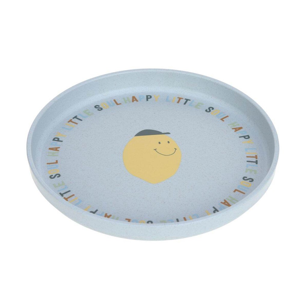 Lassig Plate Pp Happy Fruits Lemon