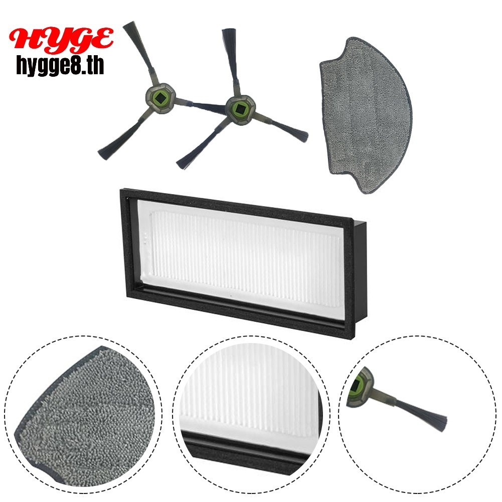 กรองแปรงด้านข้าง Mop ผ้าสําหรับ AUTOBOT หุ่นยนต์สูญญากาศ SMART 2 สําหรับ ISWEEP 1705A