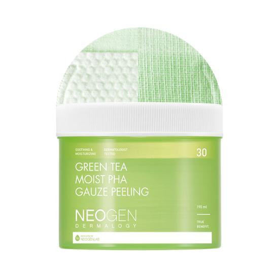 Neogen Dermalogy PHA Gauze Peeling Pad ชาเขียวชื้น 30 ชิ้น Olive Young Korea