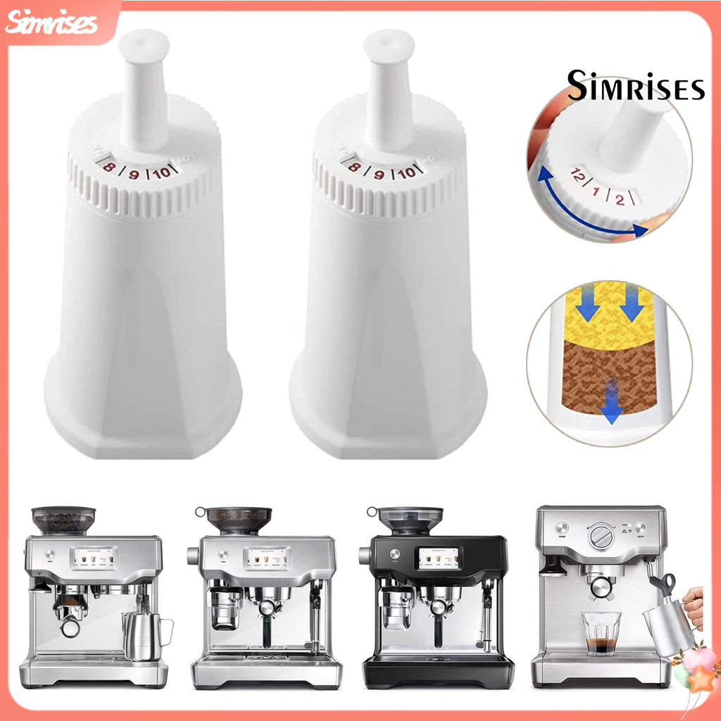 2 ชิ้นกรองน้ําสําหรับ Breville Claro เปลี่ยนกรองสําหรับ Barista Bambino เสริมรสชาติกาแฟเข้ากันได้กับ