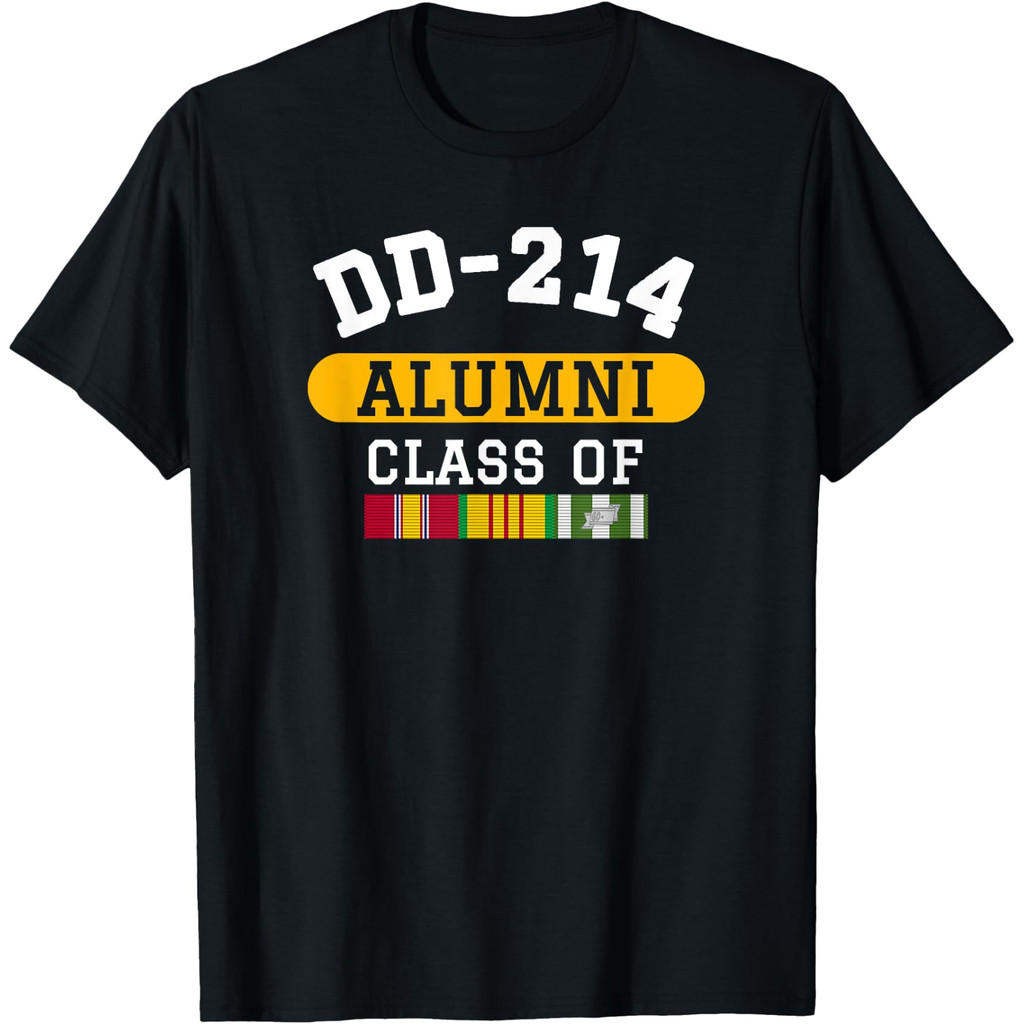 Dd-214 Alumni Class Of Vietnam Veteran เสื้อยืดของขวัญขนาดเต็ม
