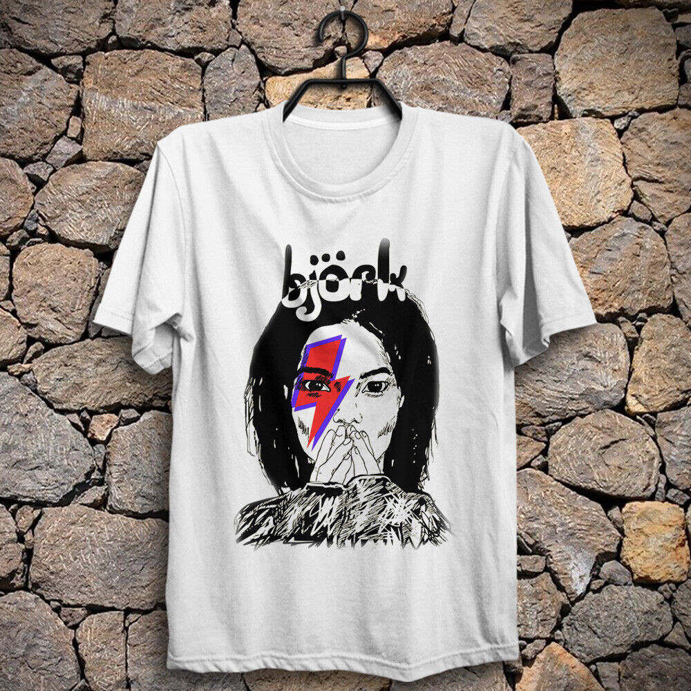 Bjork Vintage เสื้อยืด Debut Post Homgenic Vespertine Medúlla Volta Biophilia