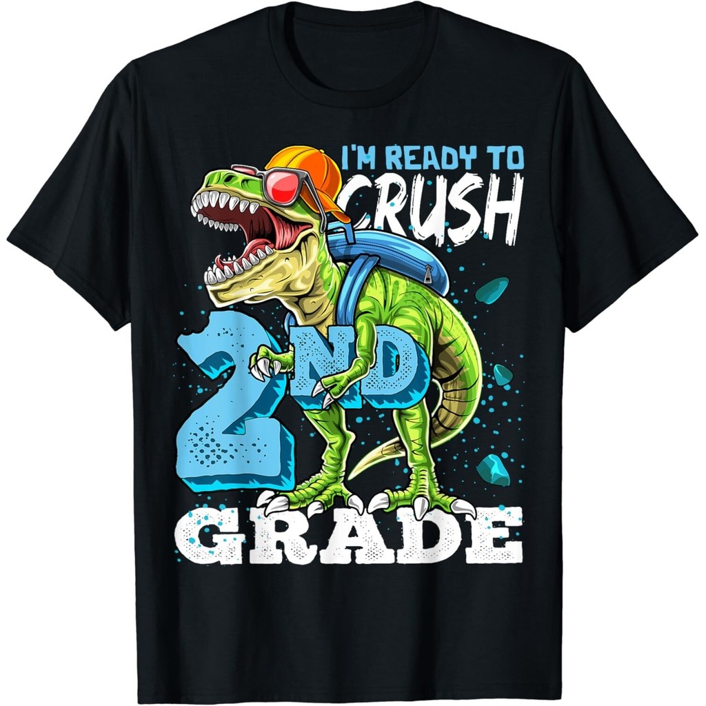 เสื้อยืดธีมไดโนเสาร์ T-Rex พร้อมเปิดภาคเรียนใหม่