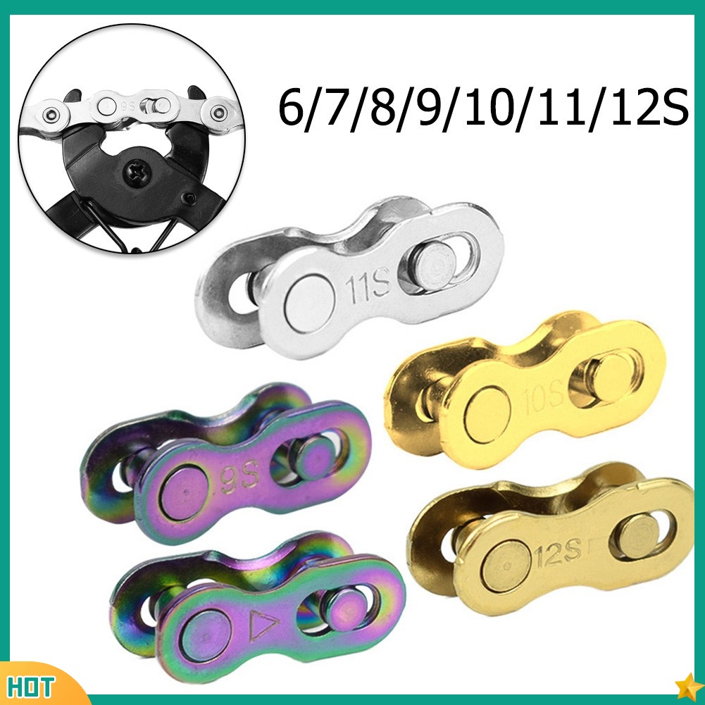 luckymall Bicycle Missing Link Chain Link Connector 6-7-8 Speed 9/10/11 Speed Bikes
