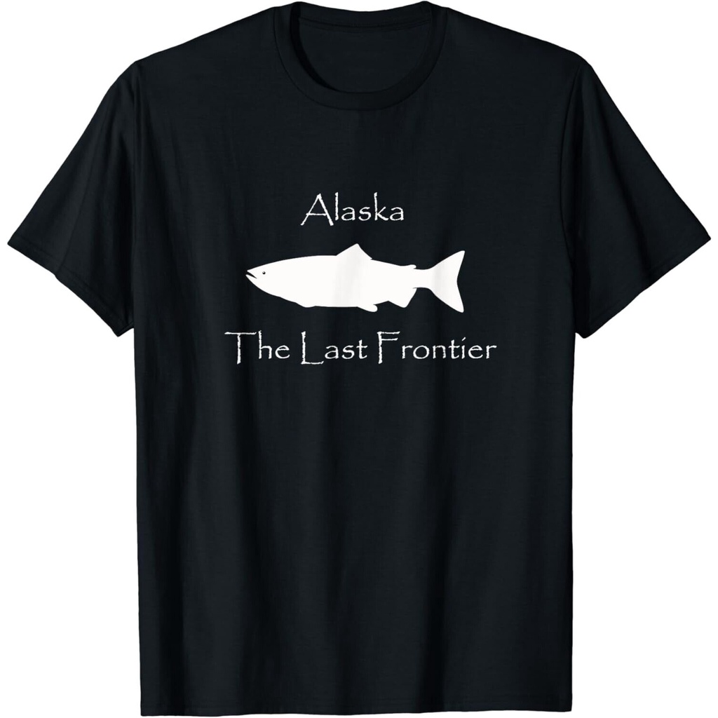 Fish Alaska Salmon Fishing Alaska Tee เสื้อยืด Unisex