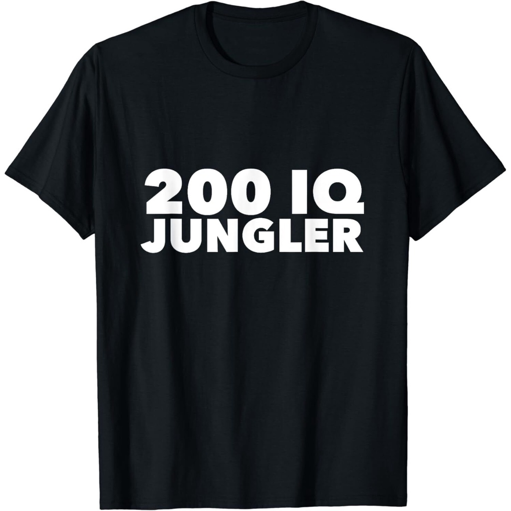 เสื้อยืดพรีเมี่ยมไอเดียของขวัญลีกตลก 200 Iq Jungler