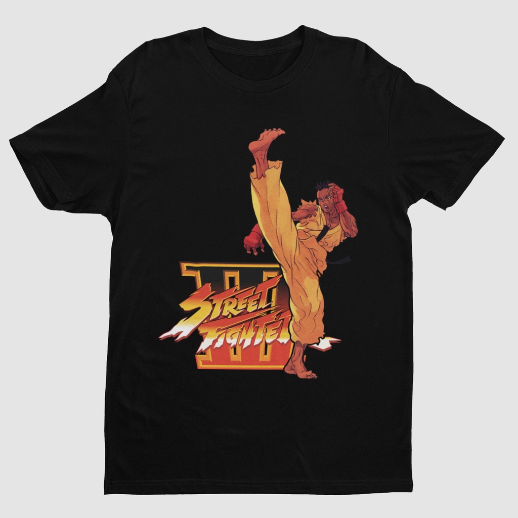 Sean Street Fight 3: 2Nd Impact Premium เสื้อยืด Unisex เกมต่อสู้อาร์เคด