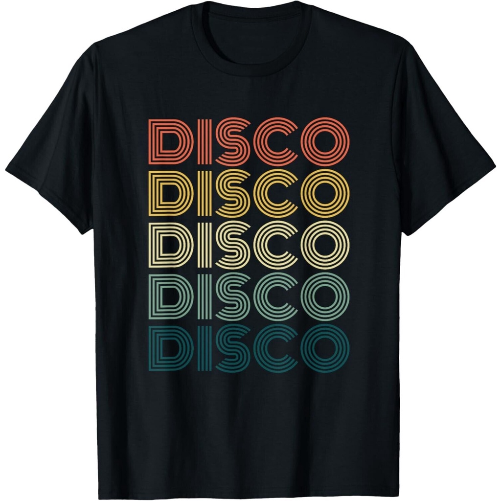 Disco Themed Funky Vintage 70S 80S Tee สําหรับงานปาร์ตี้เต้นรําเสื้อยืด