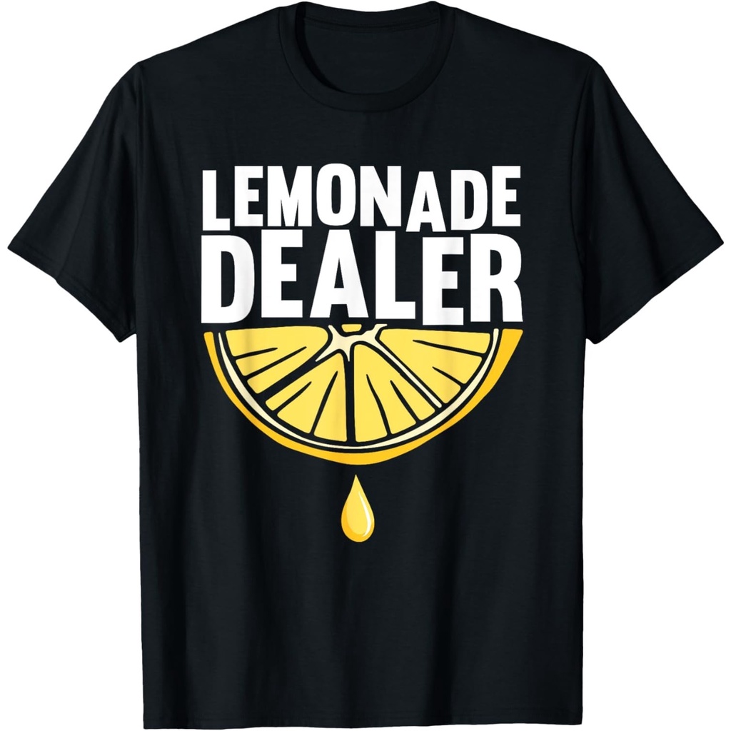 Mens Fashion Cotton Print Lemonade Stand เสื้อยืด Entrepreneur