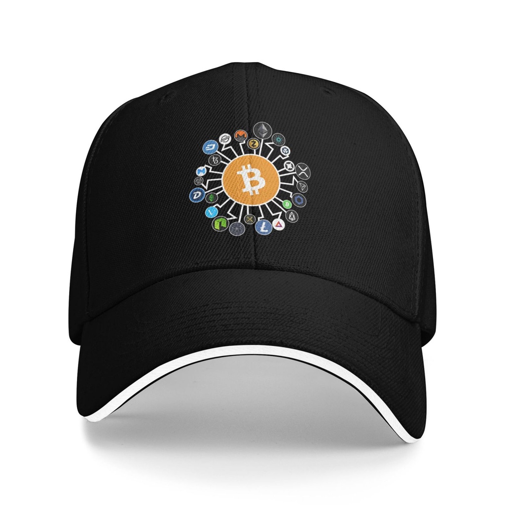 Chainlink Xrp Ethereum Tezos Digibyte Crypto Tops Casual New Cotton Baseball Cap