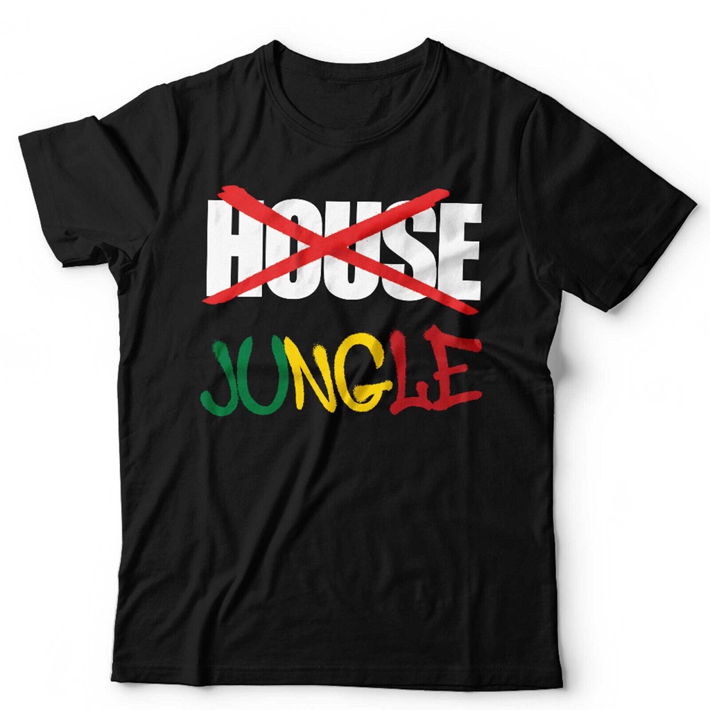 House X Jungle Tshirt Unisex & Music Edm Reggae Disco Dub Acid Breakbeat
