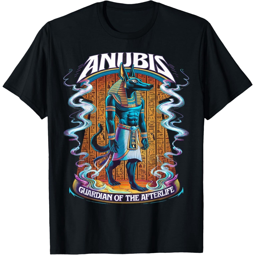 ใหม่ล่าสุด Anubis Egypt God โบราณอียิปต์ตํานานฟาโรห์เสื้อยืด