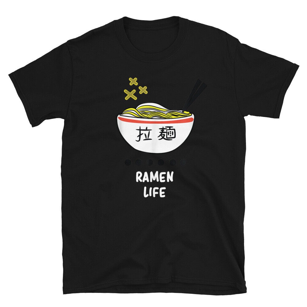 Ramen Life ตลกน่ารัก Kawaii Otaku ญี่ปุ่น Kanji อะนิเมะ Otaku มังงะคนรัก Tee