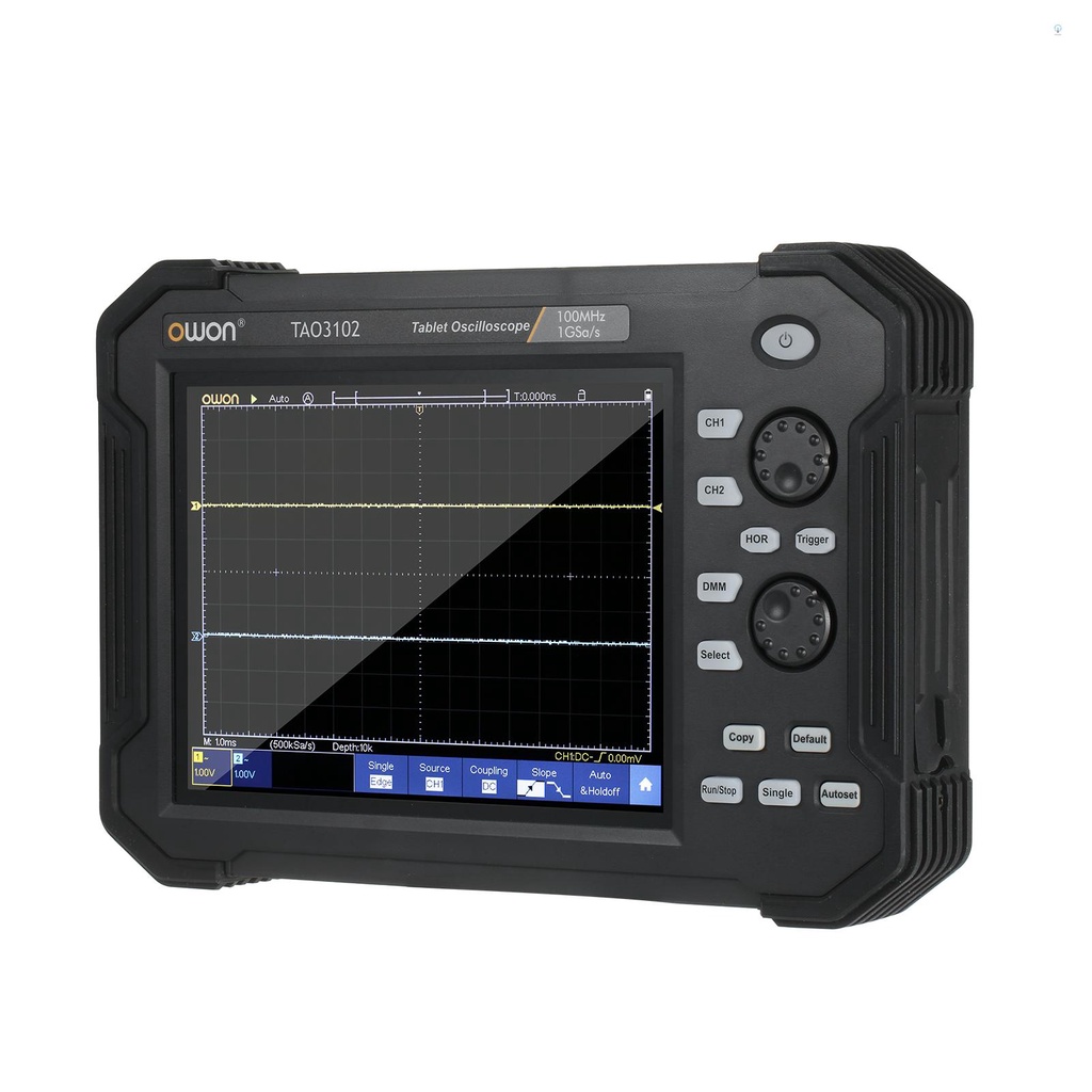 Owon แท็บเล็ตแบบพกพา Digital Oscilloscope TAO3102 8 นิ้ว LCD Touch Screen USB Storage Oscilloscope 8