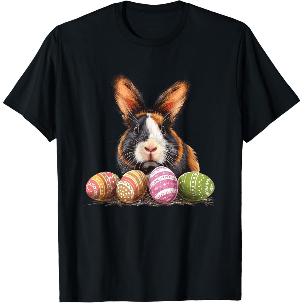 Cool Easter Guinea Pig Easter Guinea Pig Happy Easter เสื้อยืด