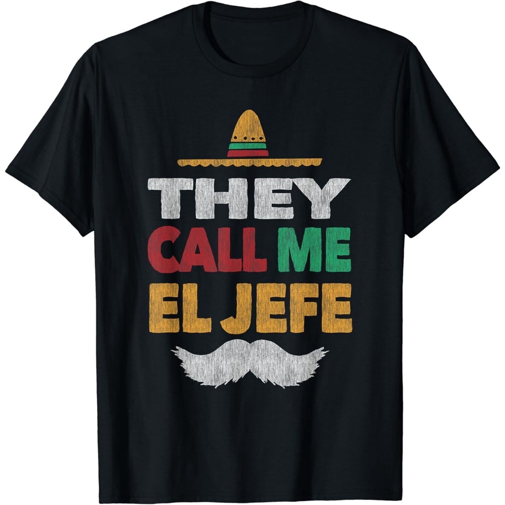 เสื้อยืดหมวกปาร์ตี้เม็กซิกัน Call Me El Jefe Fiesta