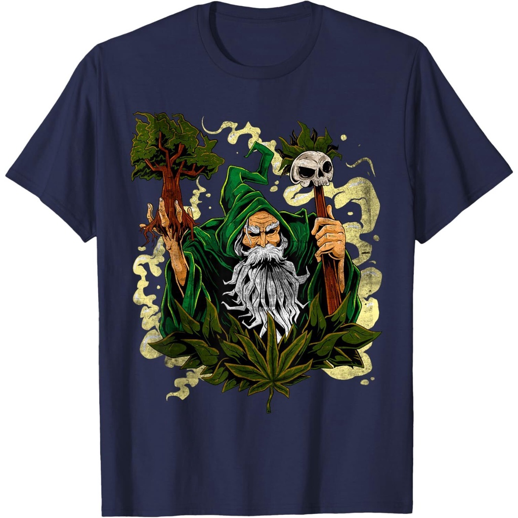 Weed Wizard Cool สําหรับเสื้อยืด Stoners Stoner