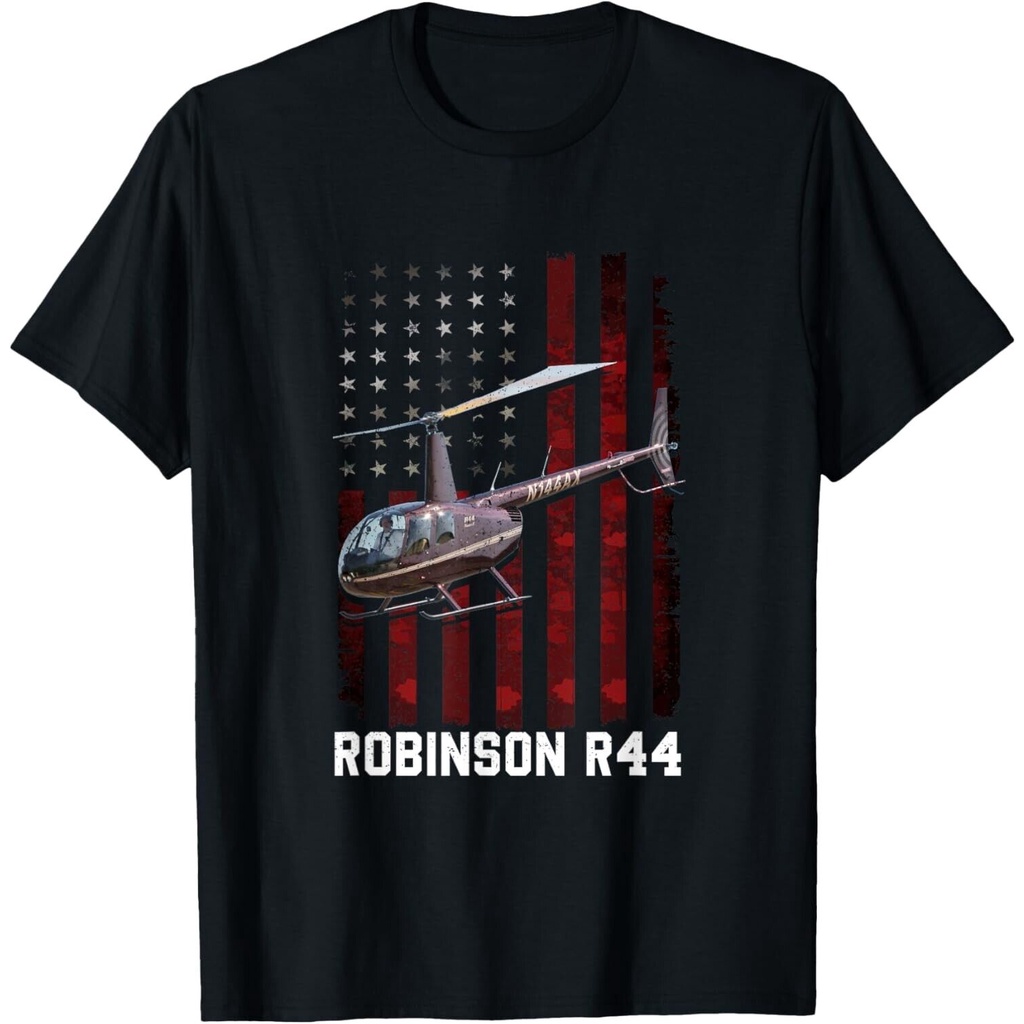 เสื้อยืด Robinson R-44 Helicopter Pilots R44 Mechanics Tee