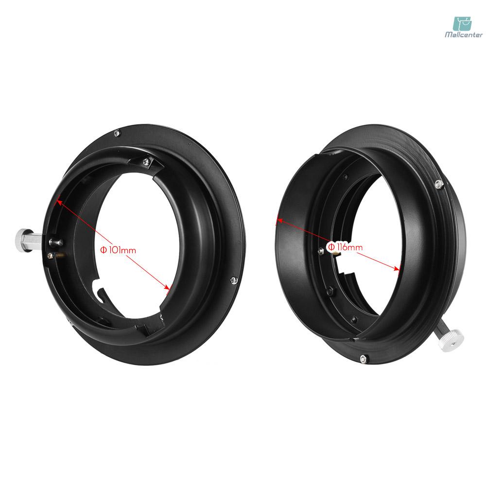 Mount Adapter แหวน Andoer Professional การถ่ายภาพ Photo Studio Elinchrom Mount to Bowens Mount Speedring Converter อะแดปเตอร์แหวนสําหรับ Bowen Mount Softbox ความงามจานสําหรับ Came-229