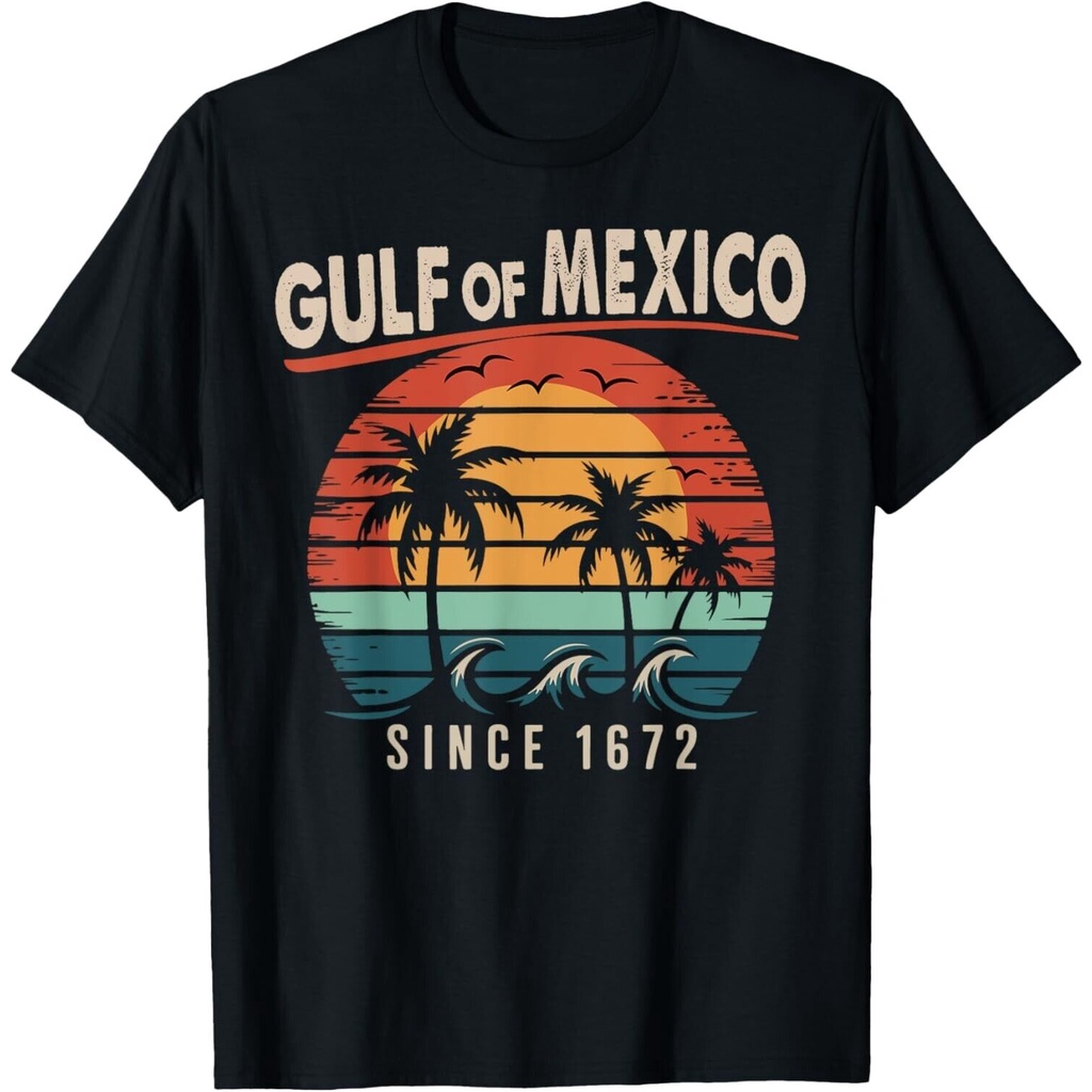 Gulf Of Mexico Shirt Vintage Gulf Of Mexico ตั้งแต่ 1672 เสื้อยืด เสื้อยืด Unisex