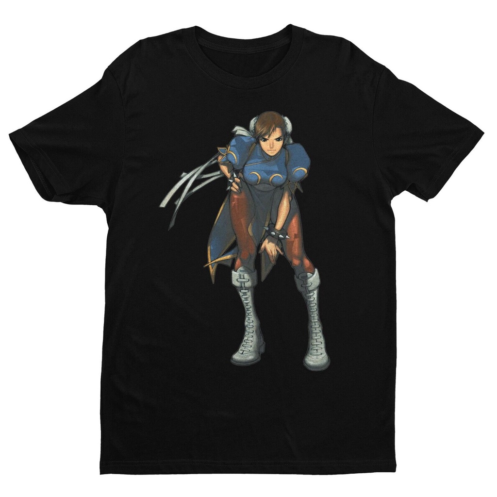 Chun Li V2 Comic Street Fighting Premium เสื้อยืด Unisex
