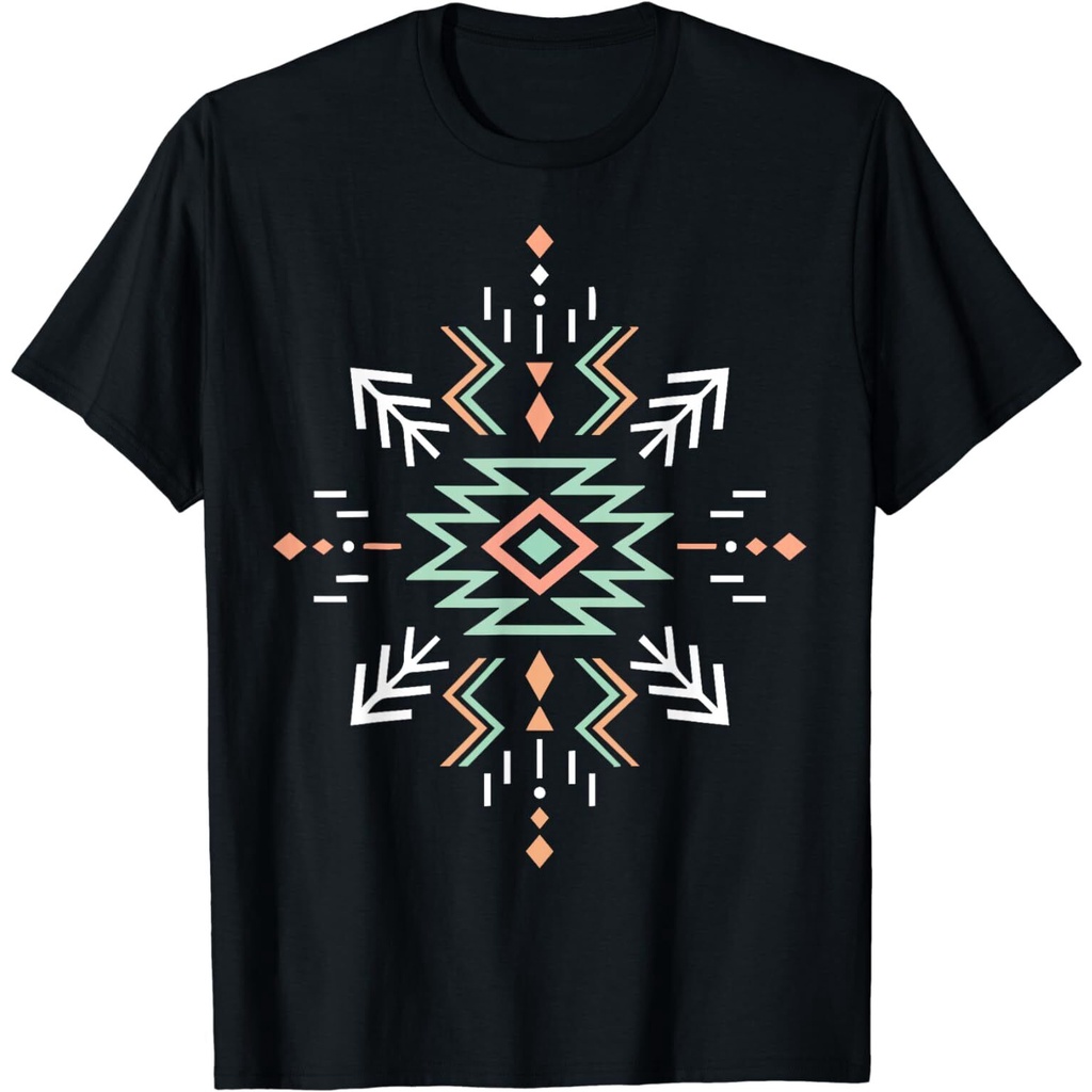 ใหม่ล่าสุด Aztec Dreamcatcher - Aztec Sacred Geometry Boho เสื้อยืด