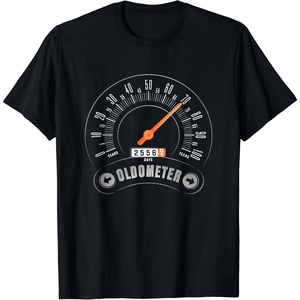 Mens Oldometer - Funny 70Th Birthday For Men 70 Bday T-Shirt