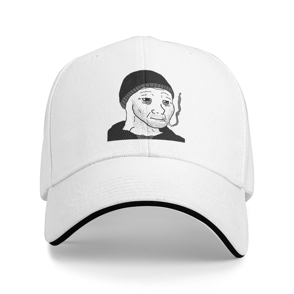 หมวกเบสบอลพิมพ์ลายแบบกําหนดเองของ Wojak Meme Designer ตลก