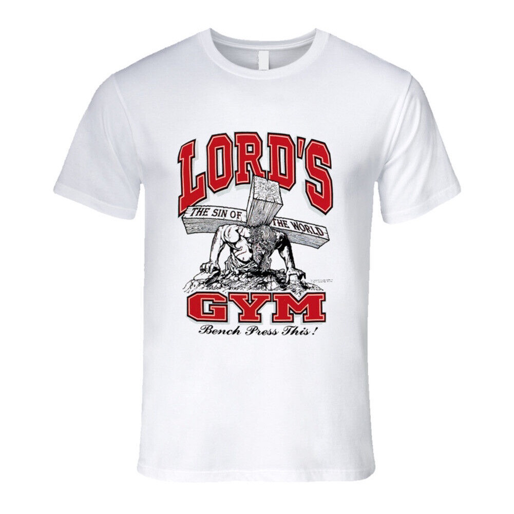Lords Gym The Sin Of The World Bench Press This Muscle Gym Workout T Shirt