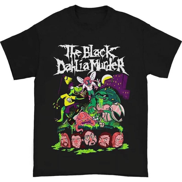 เสื้อยืดอัลบั้มตลก Dahlia Murder Black Dahlia