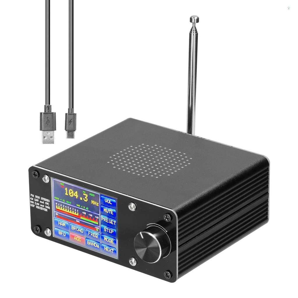 Ats-100 SI472/SI4735 Full Waveband เครื่องรับวิทยุ FM SSB (LSB & USB) รองรับการออกอากาศค้นหาหน้าจอสั
