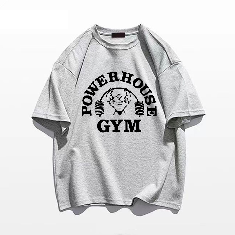 Gym Tshirts Men T Graphic Sport Mens Clothes cotton