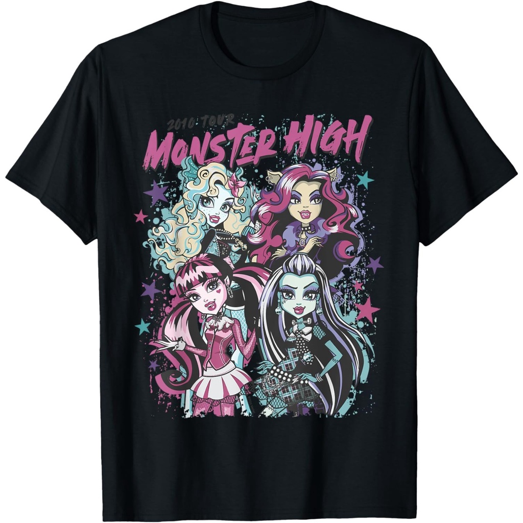 Monster High Alumni - เสื้อยืด Draculaura Frankie Lagoona Clawdeen