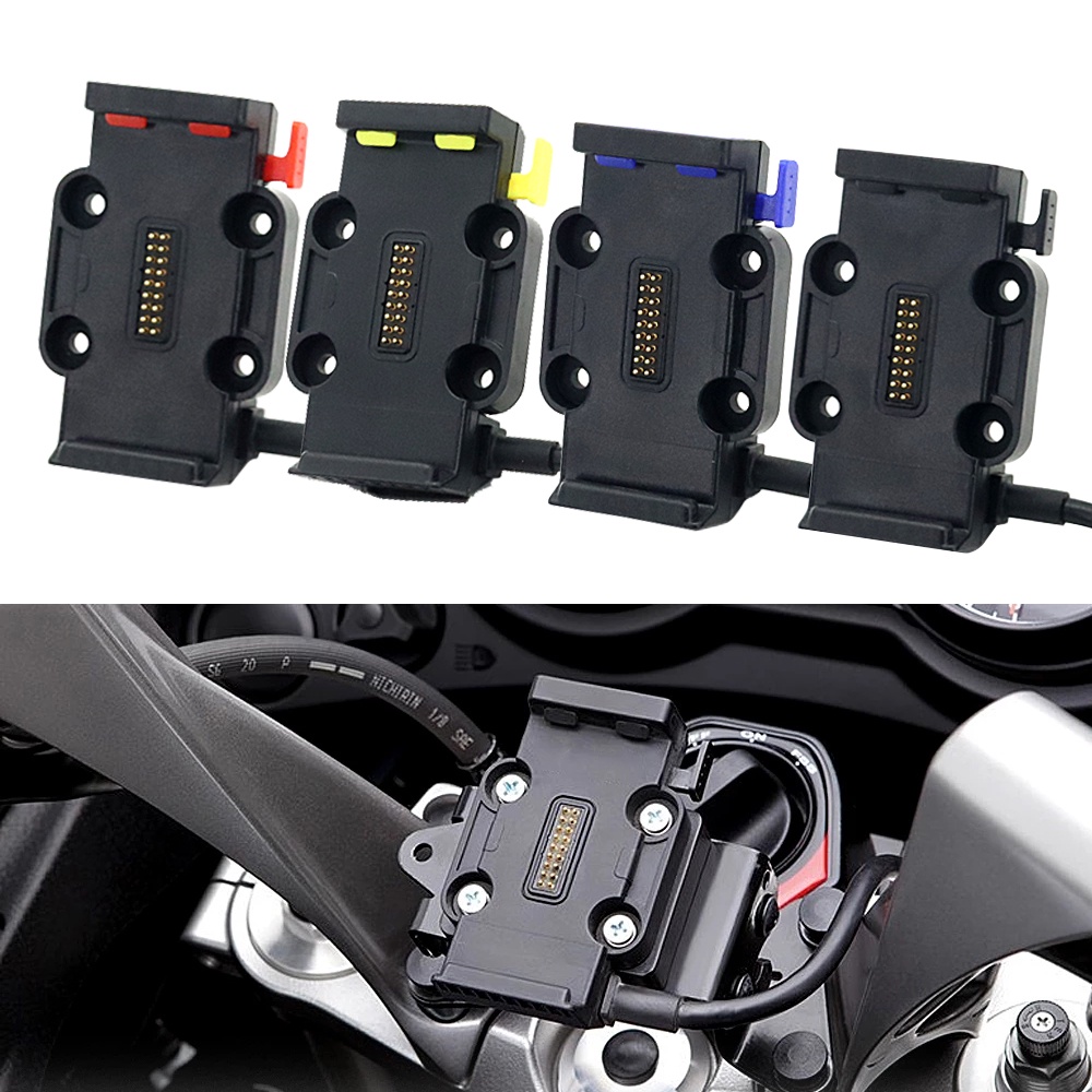 สําหรับ BMW R1200RT R1250RT ผจญภัย R 1200 1250 RT Navigation Bracket รถจักรยานยนต์ USB โทรศัพท์มือถือ GPS ชาร์จไร้สายสนับสนุน
