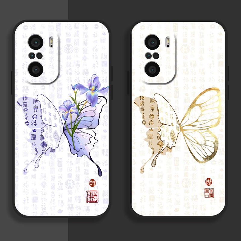 ปลอกผีเสื้อสําหรับ xiaomi poco f3/gt,f4,f5/pro,m5/s,m4/pro,m3,m2,x3/nfc/pro/gt,x4,x5,4g,5g,5g,YB2-10