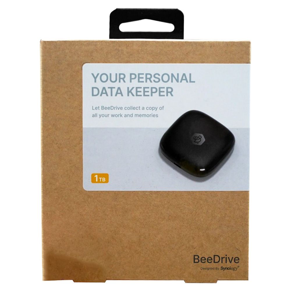 Synology BeeDrive 1TB USB 3.2 Portable SSD (BDS70-1T) - for PC, Mac, iOS, Android