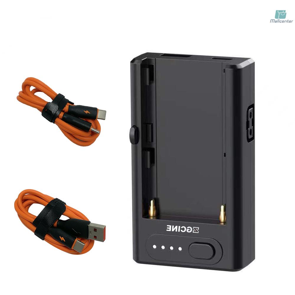 Charger ZGCINE NP-F Battery Charger 21W Type-C PD Input USB-A/ D-tap/ Type-C PD เอาต์พุต 1/4 นิ้วสกรู Multi-use Powering Adapter Fast Charging สําหรับ Came-229