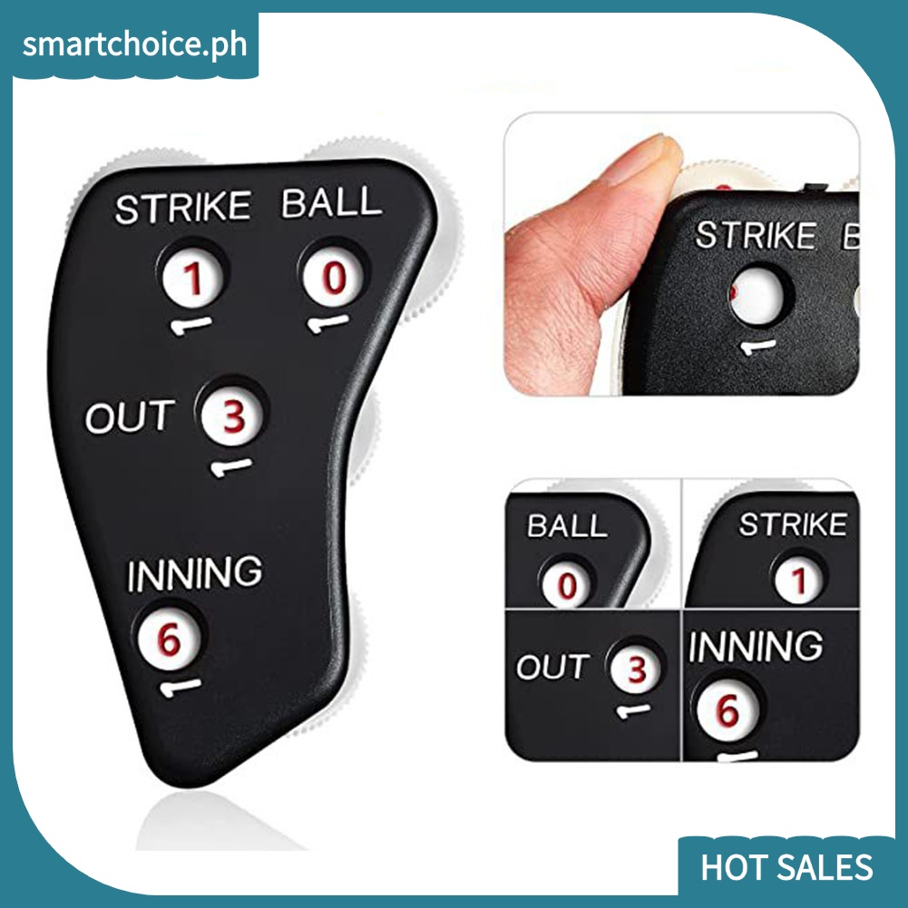 [SMT] 4 ล้อเบสบอล Umpire Indicator Umpire Clicker Strike Clicker สําหรับซอฟต์บอล