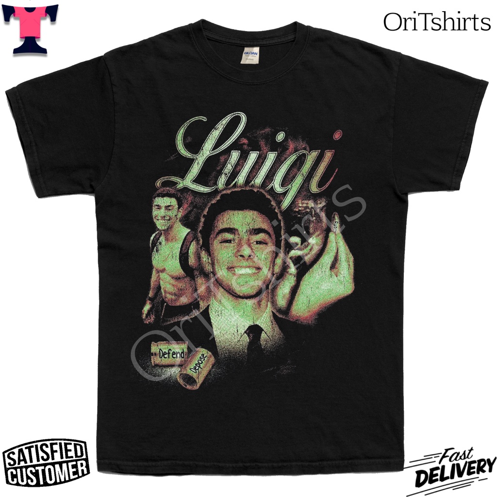 Luigi Mangione Free Him Tee Vintage Unisex Mens T-Shirt