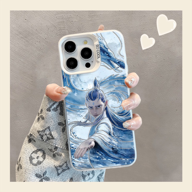 Nezha AoBingปลอกสําหรับiPhone 16 16E 15 14 13 12 11 Pro Plus Max X XR Xs Max Borderพิมพ์รวมทุกอย่างF