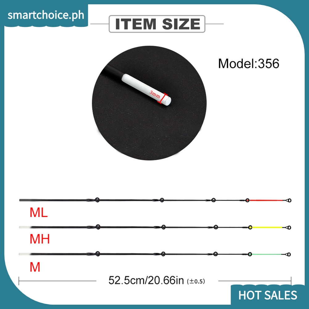 [SMT] Fiber Glass Top Tip M/L/H 50-120g Feeder ปลาคาร์พ rod Top Tip อุปกรณ์ตกปลา