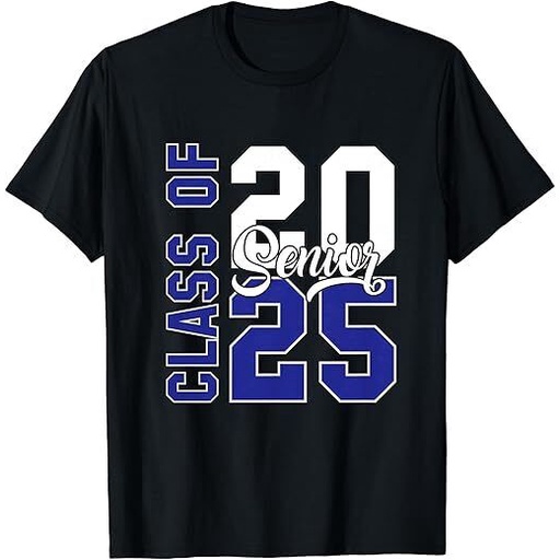แฟชั่นใหม่อาวุโส 2025 Class Of 2025 Back To School Design Tee