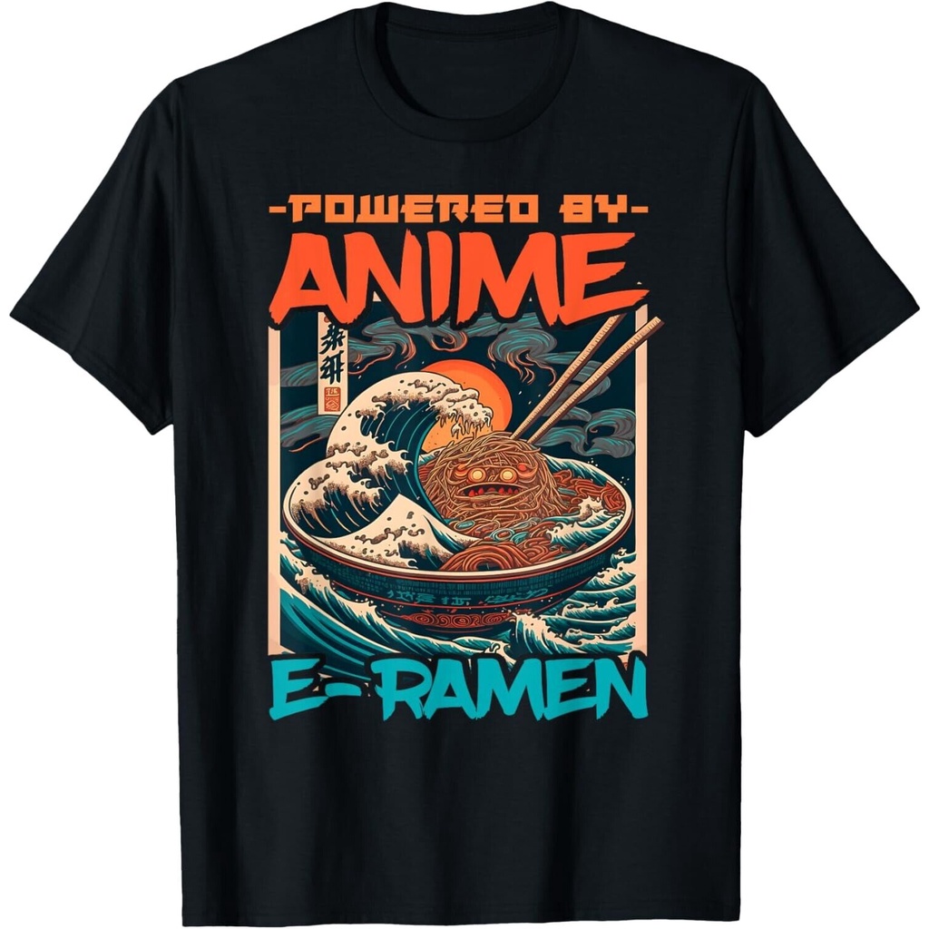 ตลกขับเคลื่อนโดย Anime Ramen E-Ramen Noodle Aesthetic Art เสื้อยืด