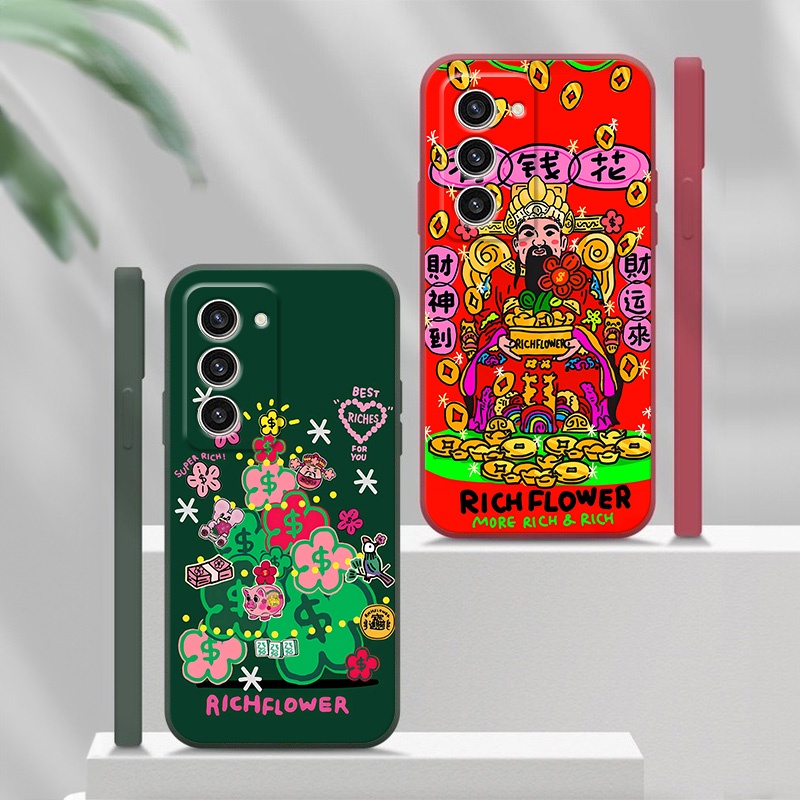 Rich Casing สําหรับ samsung s23/fe/plus,s24/s25,ultra,s22,s21/fe,s20,s10/lite,s9,s8,s7/edge,f12,f41,